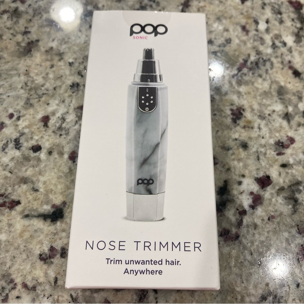 Pop sonic noise trimmer gray marble new and sealed travel size